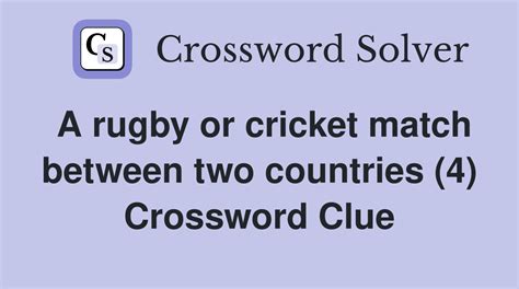 end of a rugby match crossword clue